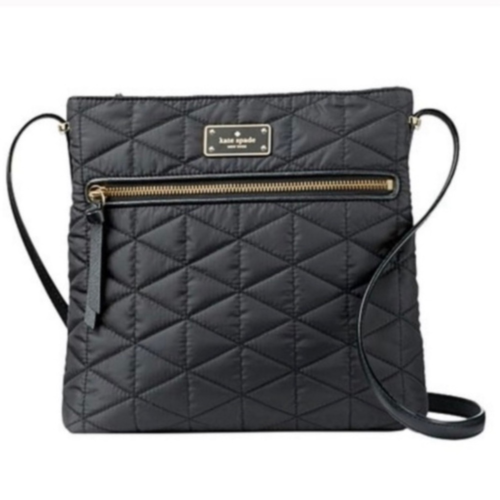 Kate Spade Quilted Black Crossbody Bag